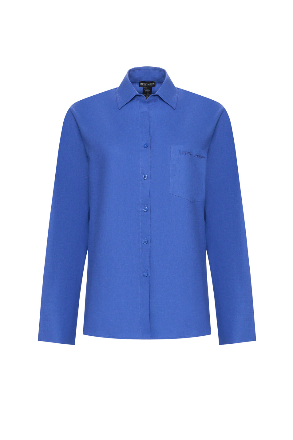 Женский Emporio Armani Рубашка из льна и вискозы (цвет ), артикул EW000815-AF12201 | Фото 1