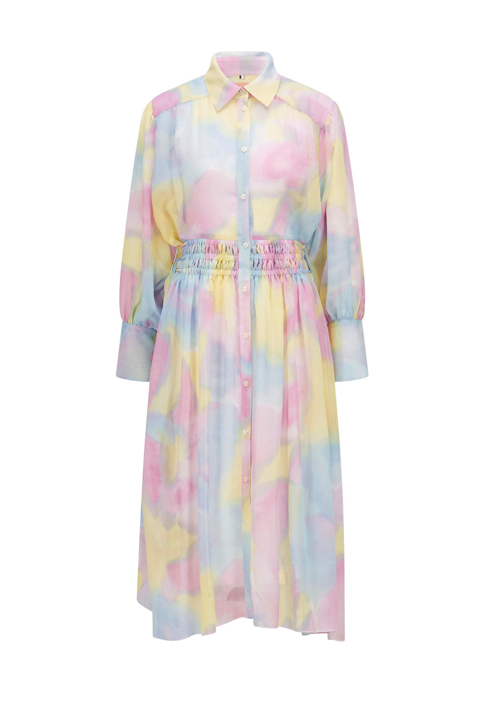 Женский BOSS Платье-рубашка с принтом (цвет ), артикул 50473243 | Фото 1