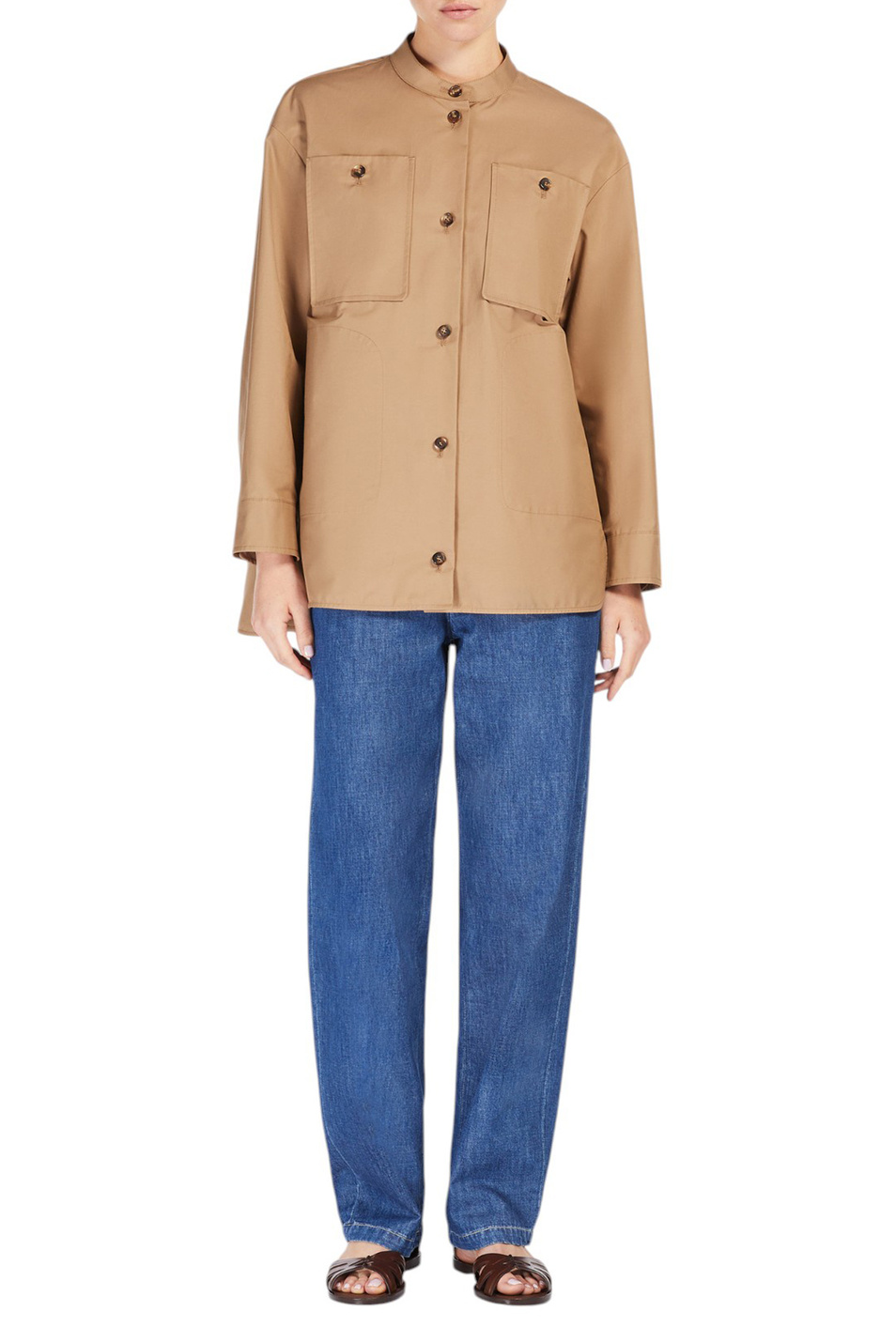 Женский Max Mara Джинсы POLLY из хлопка (цвет ), артикул 2519181013 | Фото 2