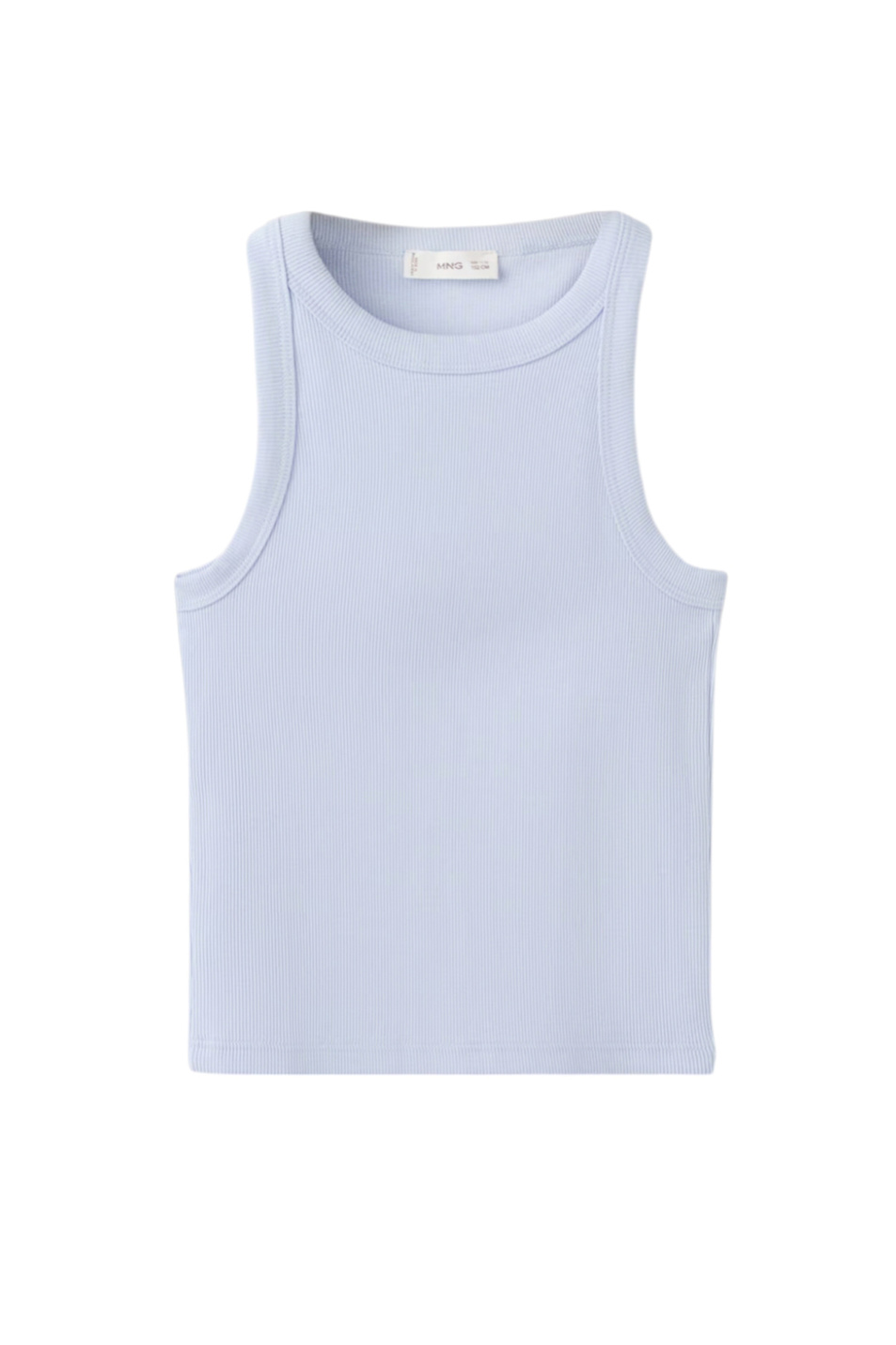 Девочкам Mango Kids Топ RIB из эластичного хлопка (цвет ), артикул 27016747 | Фото 1