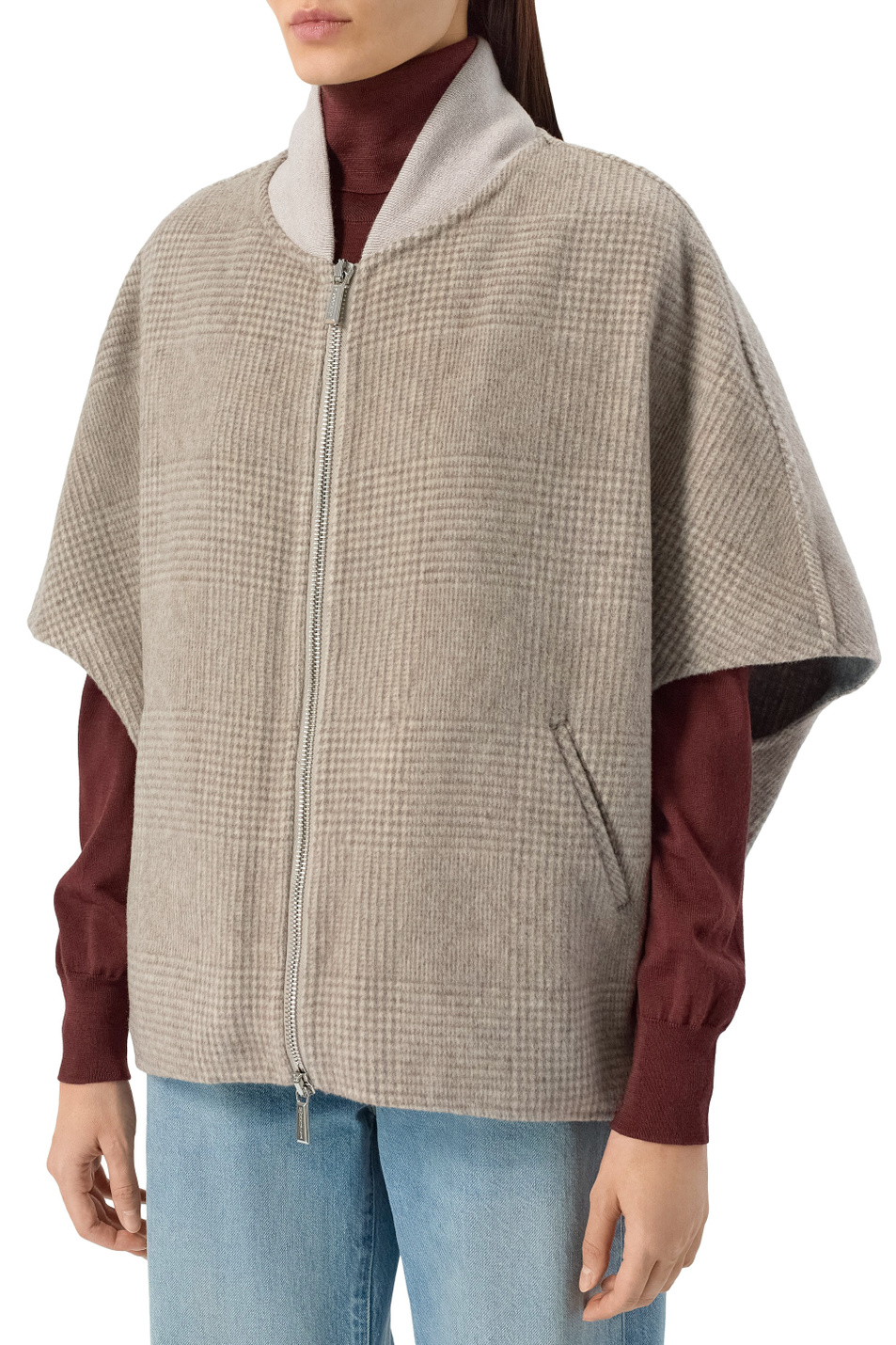 Куртка PEGASO-S-DGA со съемным жилетом|Основной цвет:Бежевый Женский MooRER Куртка PEGASO-S-DGA со съемным жилетом (цвет ), артикул MODGI101050-TEPAO78-PEGAS | Фото 5