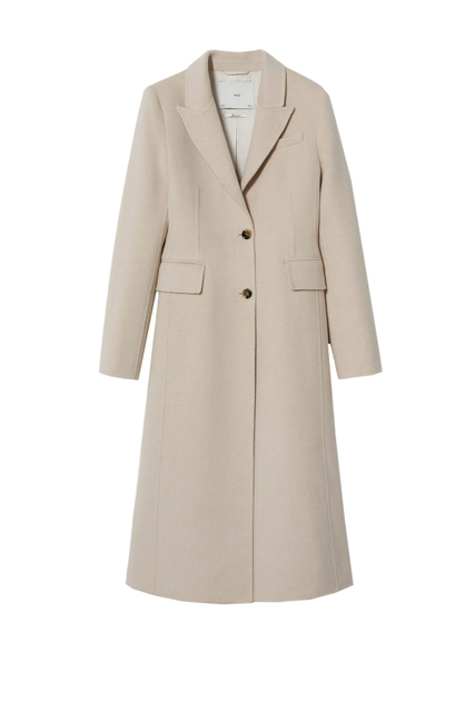 Пальто MADONNA из смесовой шерсти|Основной цвет:Кремовый|Артикул:37045131 | Фото 1