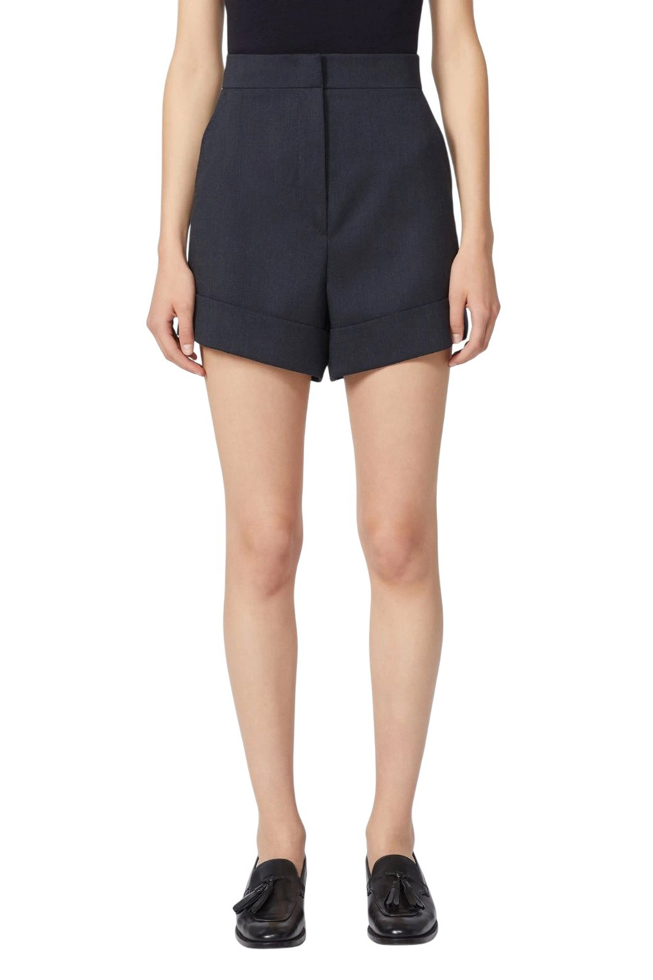 Женский Max Mara Шорты CALCA из денима (цвет ), артикул 2611141021 | Фото 3