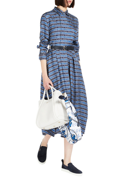 Max Mara Платье-рубашка EMMY из шелкового твила с принтом ( цвет), артикул 2312211931 | Фото 2