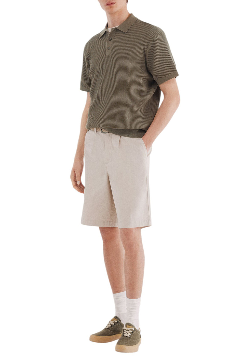 Мужской Springfield Поло из натурального хлопка (цвет ), артикул 1422873 | Фото 2