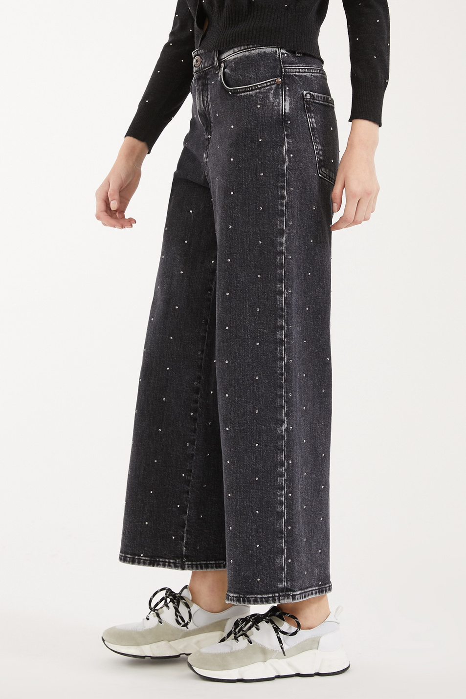Женский Weekend Max Mara Джинсы укороченные FULL (цвет ), артикул 51810407 | Фото 4