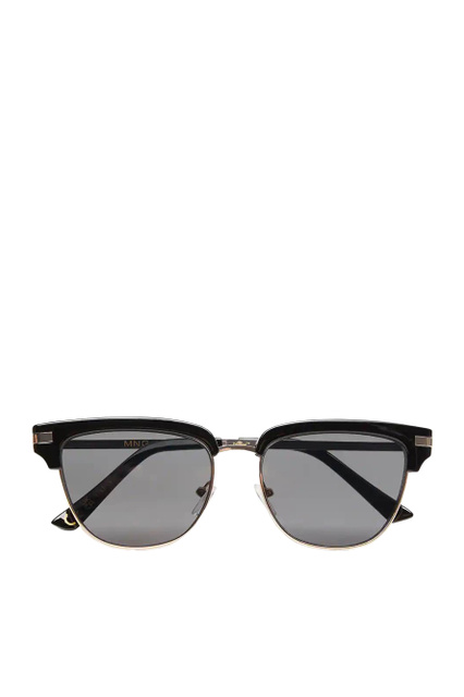 Солнцезащитные очки PALMA в металлической оправе|Основной цвет:Черный|Артикул:27040465 | Фото 2