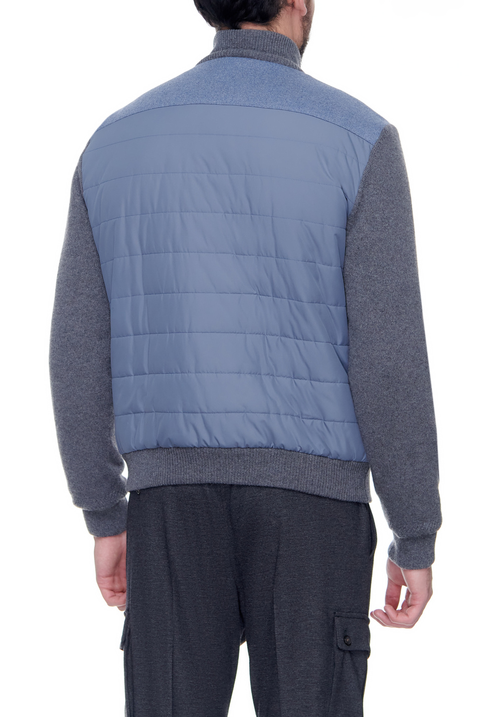 Мужской Corneliani Толстовка на молнии из шерсти и кашемира (цвет ), артикул 88LM59-1820165 | Фото 5