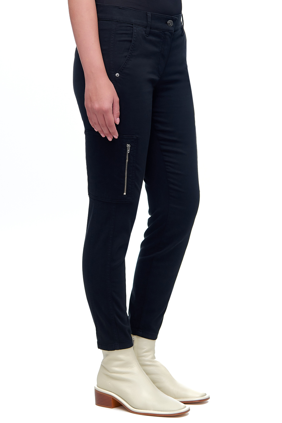 Женский Gerry Weber Брюки с молнией на штанинах (цвет ), артикул 522099-66312-Best4me Crop | Фото 2