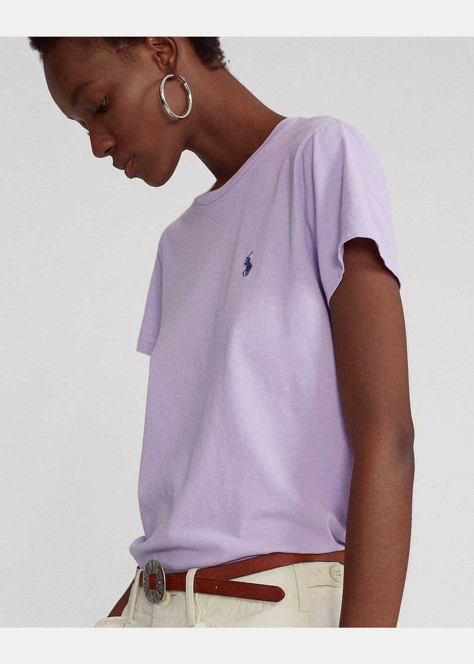 Женский Polo Ralph Lauren Футболка из натурального хлопка (цвет ), артикул 211734144030 | Фото 5