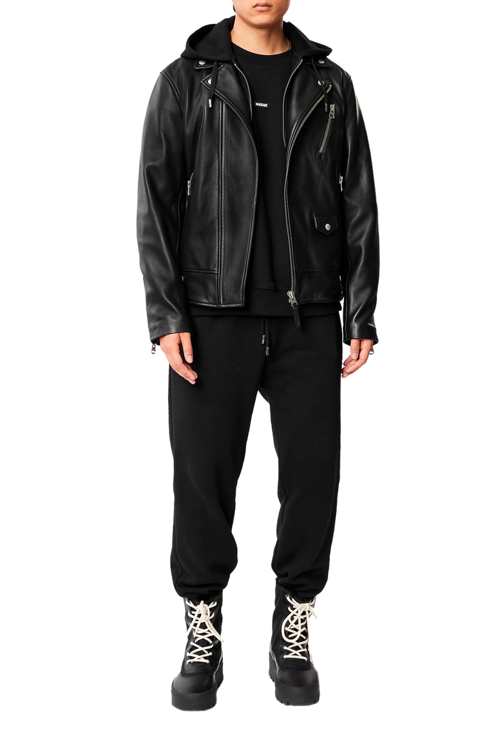 Мужской Mackage Куртка MAGNUS-CN из натуральной кожи со съемным капюшоном (цвет ), артикул P001772 | Фото 2