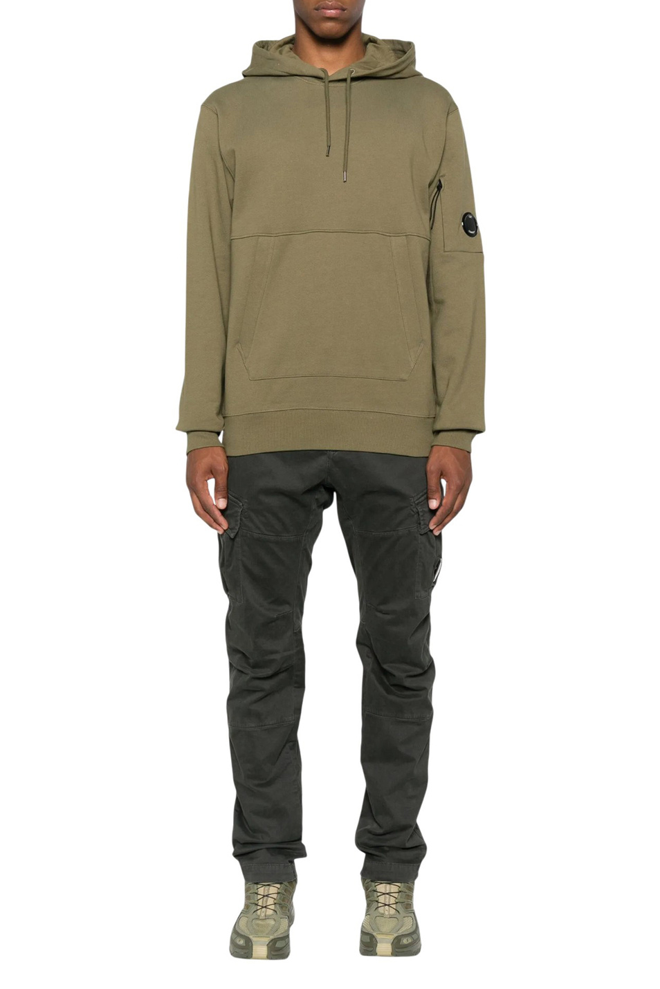 Мужской C.P. Company Худи из хлопка (цвет ), артикул 19CMSS719A006372R | Фото 3