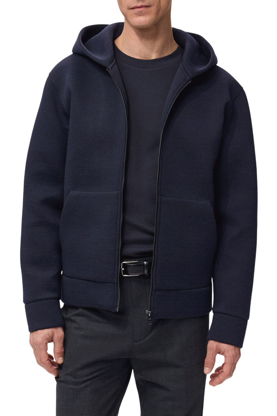 Мужской Mango Man Толстовка SCUBA с капюшоном (цвет ), артикул 27091257 | Фото 3