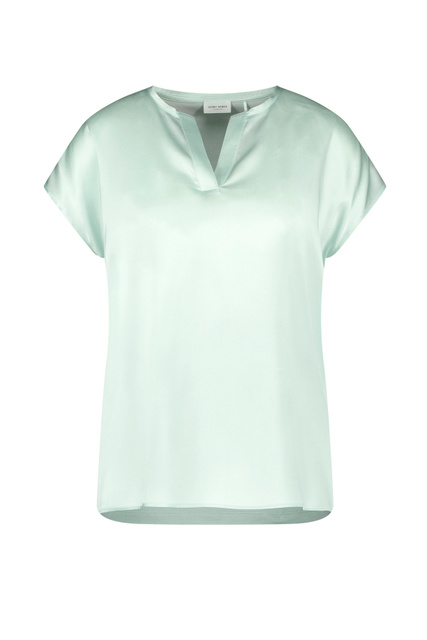 Блузка из шелка|Основной цвет:Мятный|Артикул:770234-35010 | Фото 1