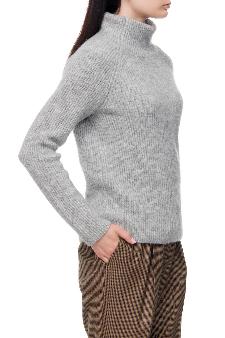 BOSS Однотонный свитер с высокой горловиной (цвет ), артикул 50478296 | Фото 5