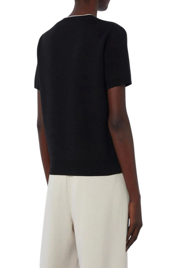 Джемпер SMMEUFORIA с принтом|Основной цвет:Черный Женский Max Mara Джемпер SMMEUFORIA с принтом (цвет ), артикул 2619361191 | Фото 4