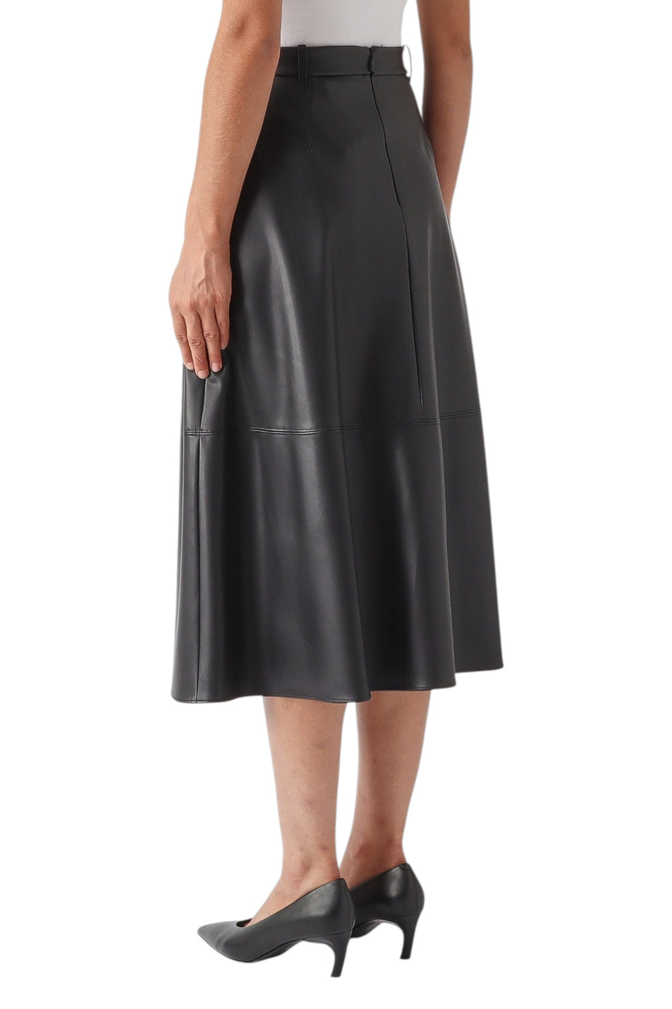 Женский Max Mara Юбка DOMINO из искусственной кожи (цвет ), артикул 2626776028 | Фото 5