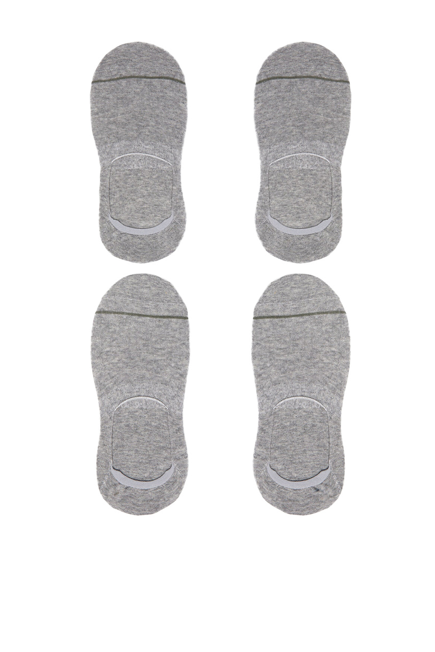 Набор носков-следков|Основной цвет:Серый|Артикул:0655919 | Фото 1