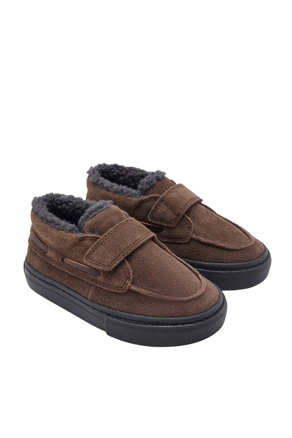 Мальчикам Mango Kids Полуботинки THIAGOPB из натуральной замши (цвет ), артикул 17057891 | Фото 2