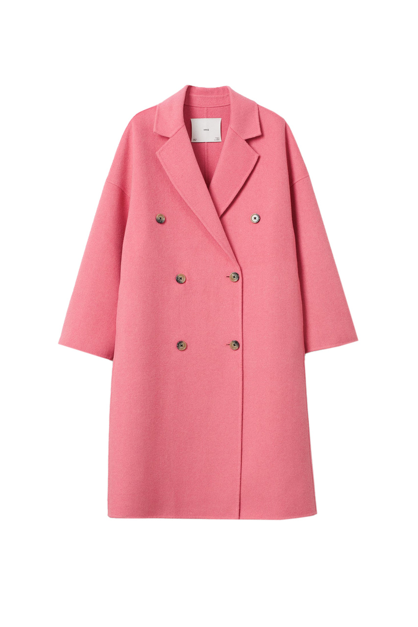 Пальто PICAROL из смесовой шерсти|Основной цвет:Розовый|Артикул:27042878 | Фото 1