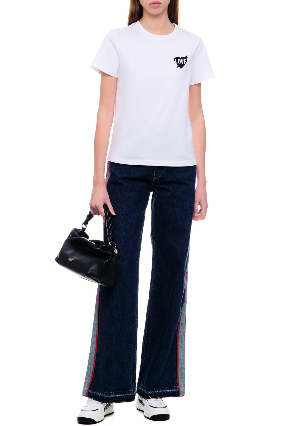 Женский Red Valentino Джинсы из натурального хлопка (цвет ), артикул 2R3DD05Y6Q5 | Фото 4