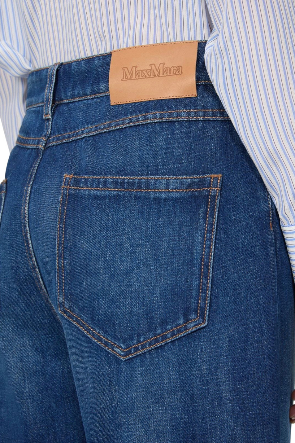 Женский Max Mara Джинсы PALUDE из хлопка (цвет ), артикул 2616181011 | Фото 5