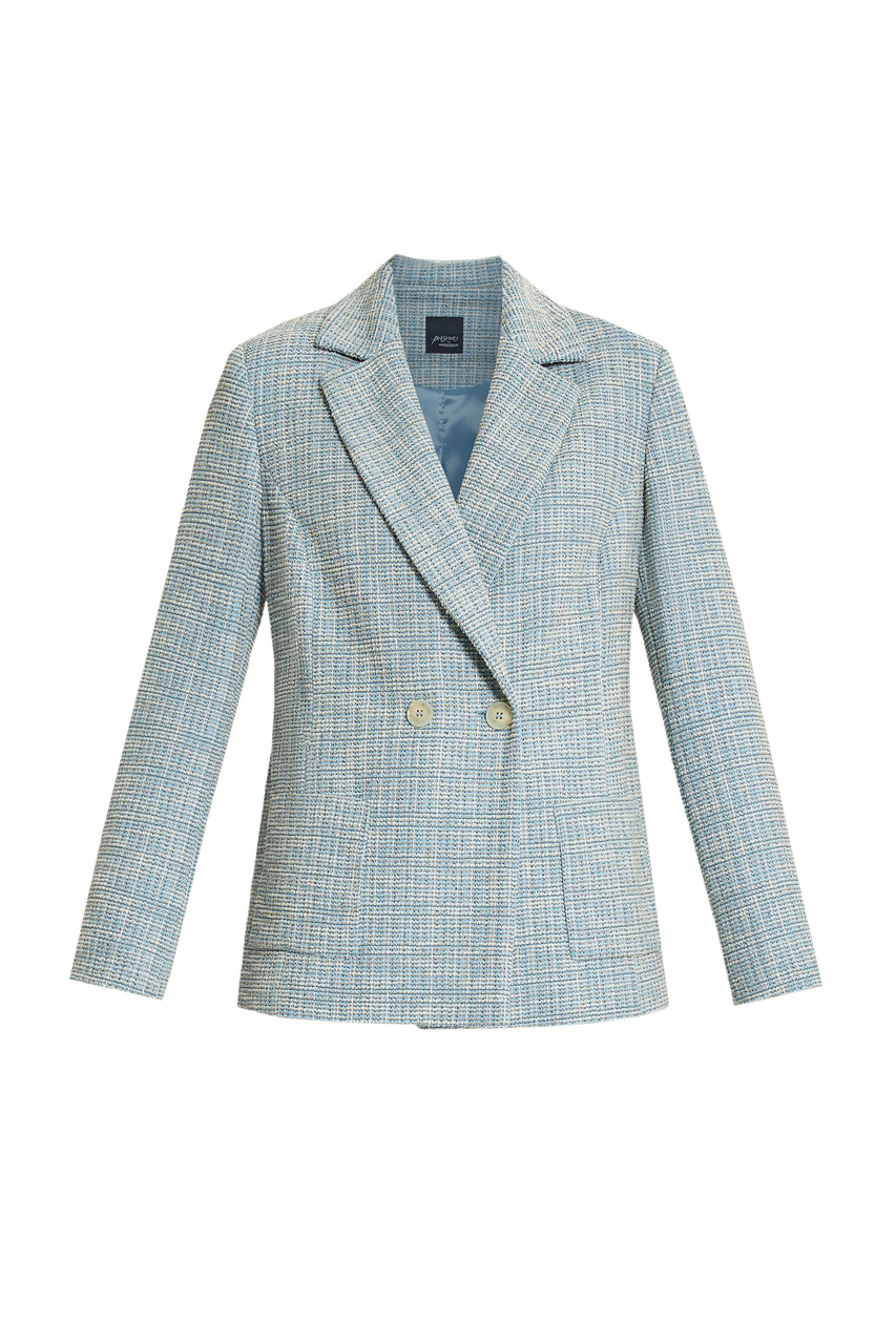 Пиджак JAMES с накладными карманами|Основной цвет:Голубой|Артикул:2413911011 | Фото 1