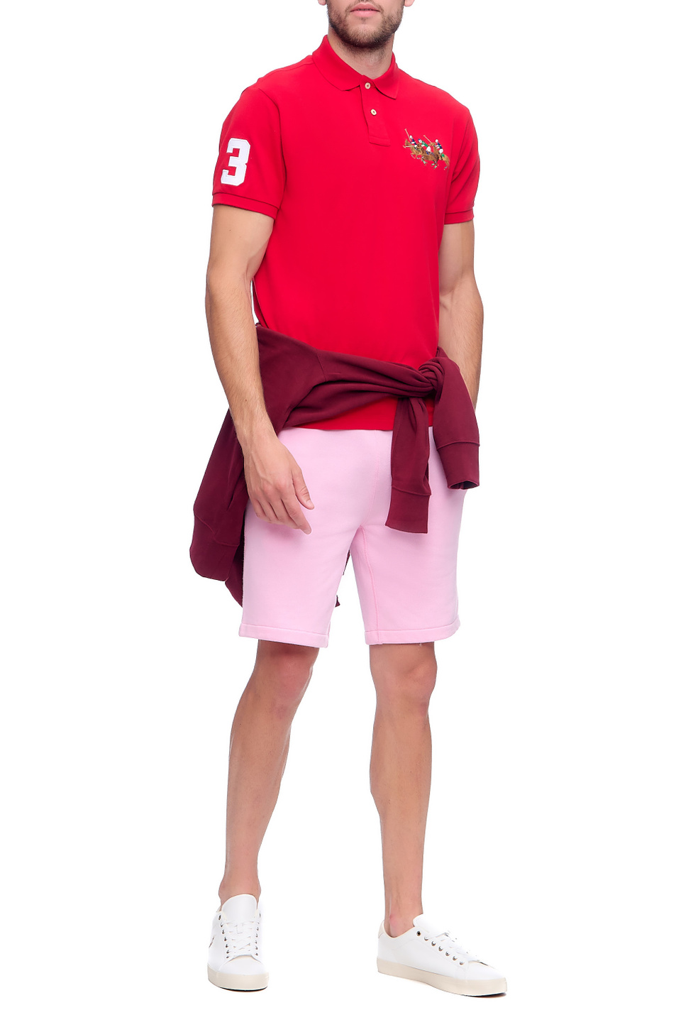 Polo Ralph Lauren Футбоолка поло с фирменной вышивкой на груди (цвет ), артикул 710814437017 | Фото 2