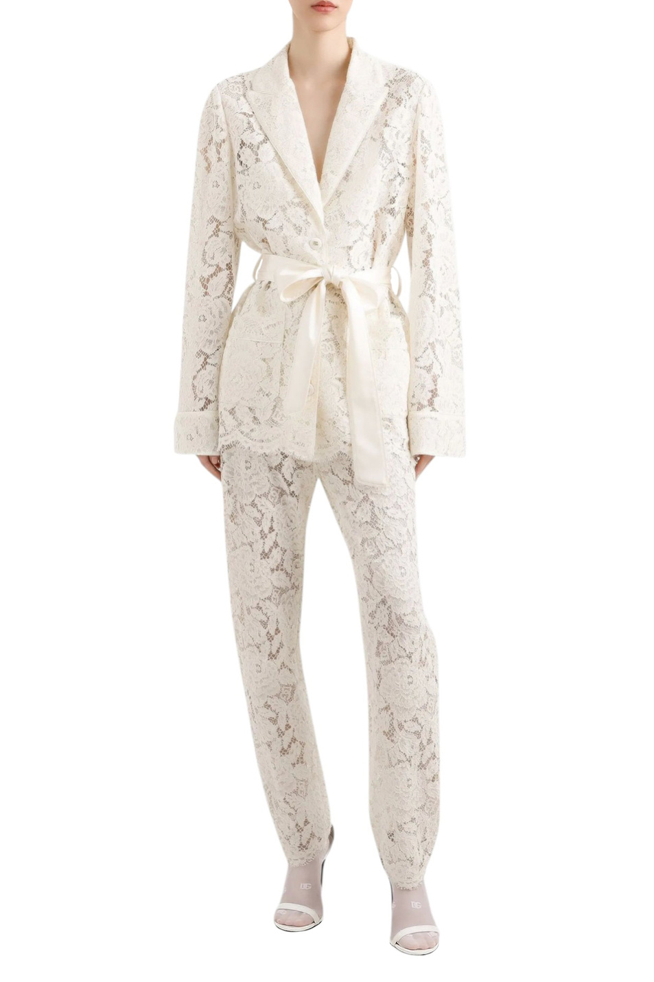 Женский Dolce & Gabbana Брюки из кружева (цвет ), артикул FTAM2T-HLM7L | Фото 3