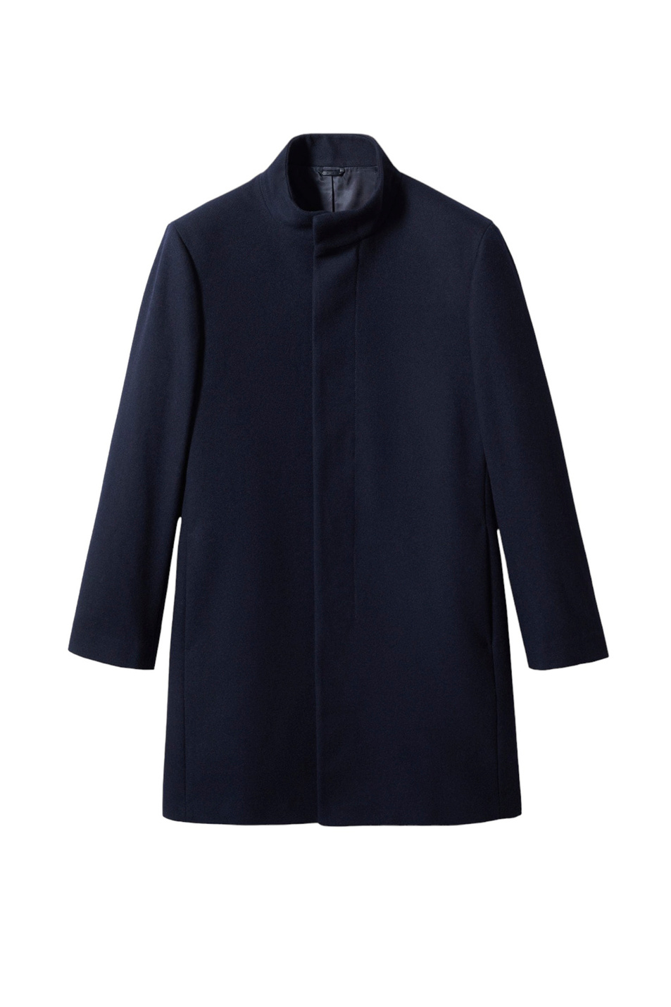 Мужской Mango Man Пальто однотонное FUNNEL (цвет ), артикул 57025950 | Фото 1