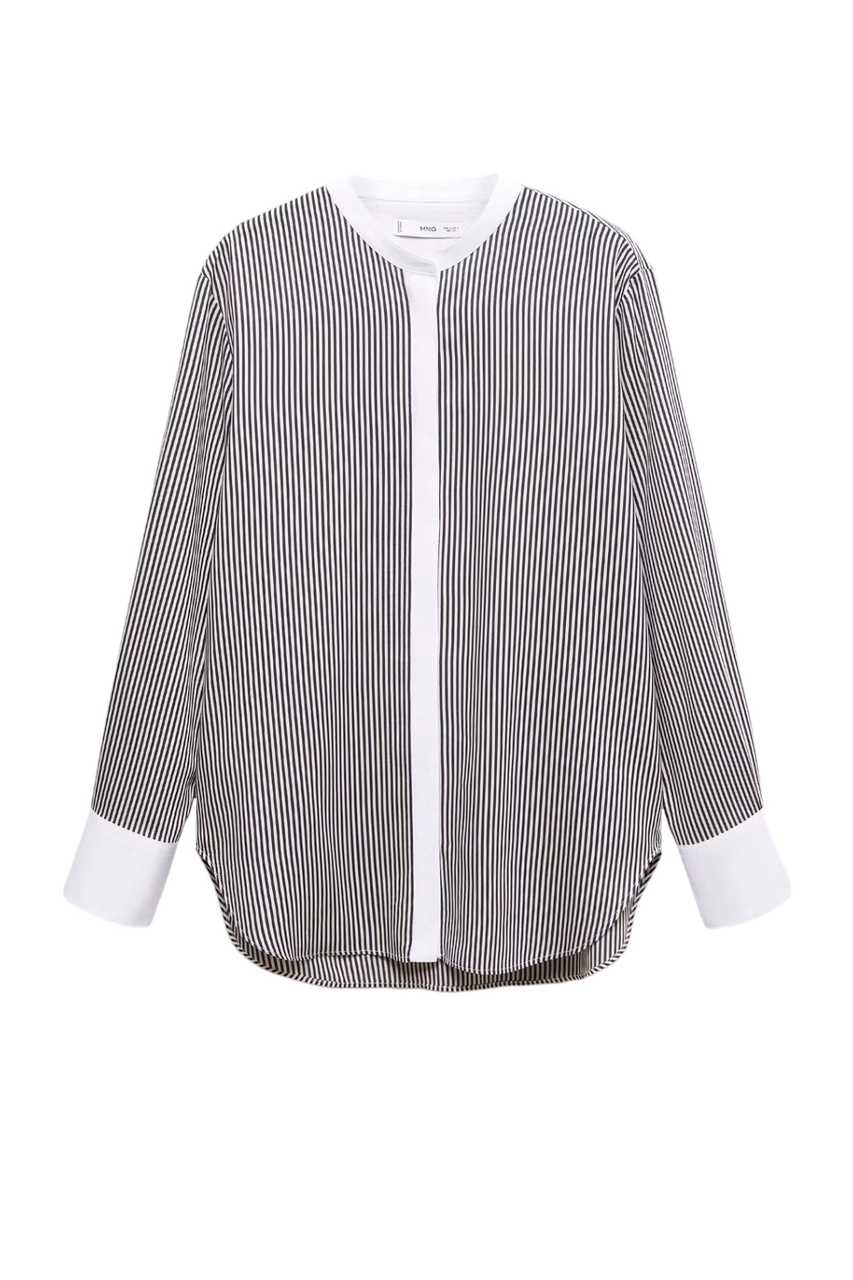 Блузка MARINE в полоску|Основной цвет:Серый|Артикул:67034041 | Фото 1