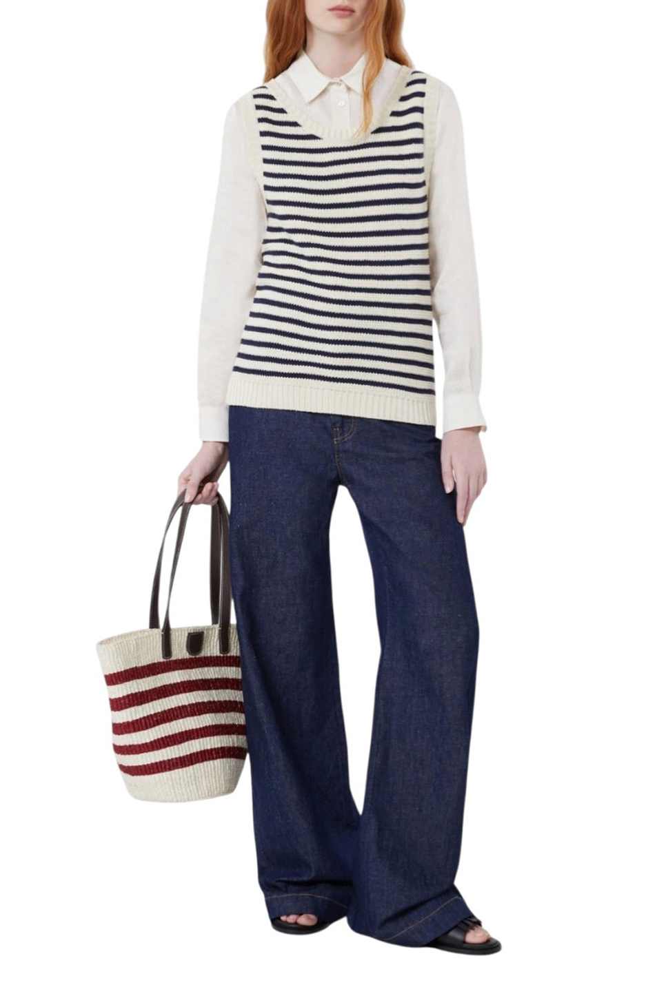 Женский Weekend Max Mara Жилет MADIA из хлопка (цвет ), артикул 2615361072 | Фото 2