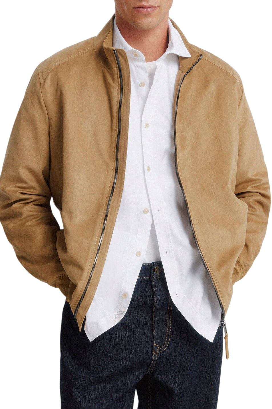 Мужской Springfield Куртка с эффектом замши (цвет ), артикул 0483145 | Фото 1