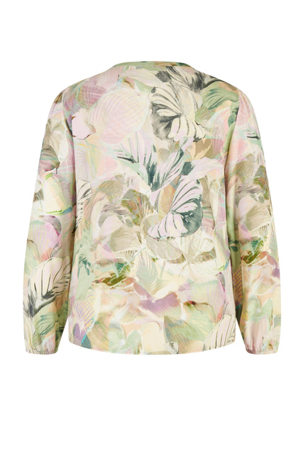 Блузка с цветочным принтом|Основной цвет:Мультиколор|Артикул:50-613102 | Фото 2