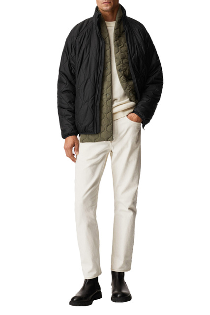 Утепленная куртка SIDI из водротталкивающего материала|Основной цвет:Черный|Артикул:37075904 | Фото 2