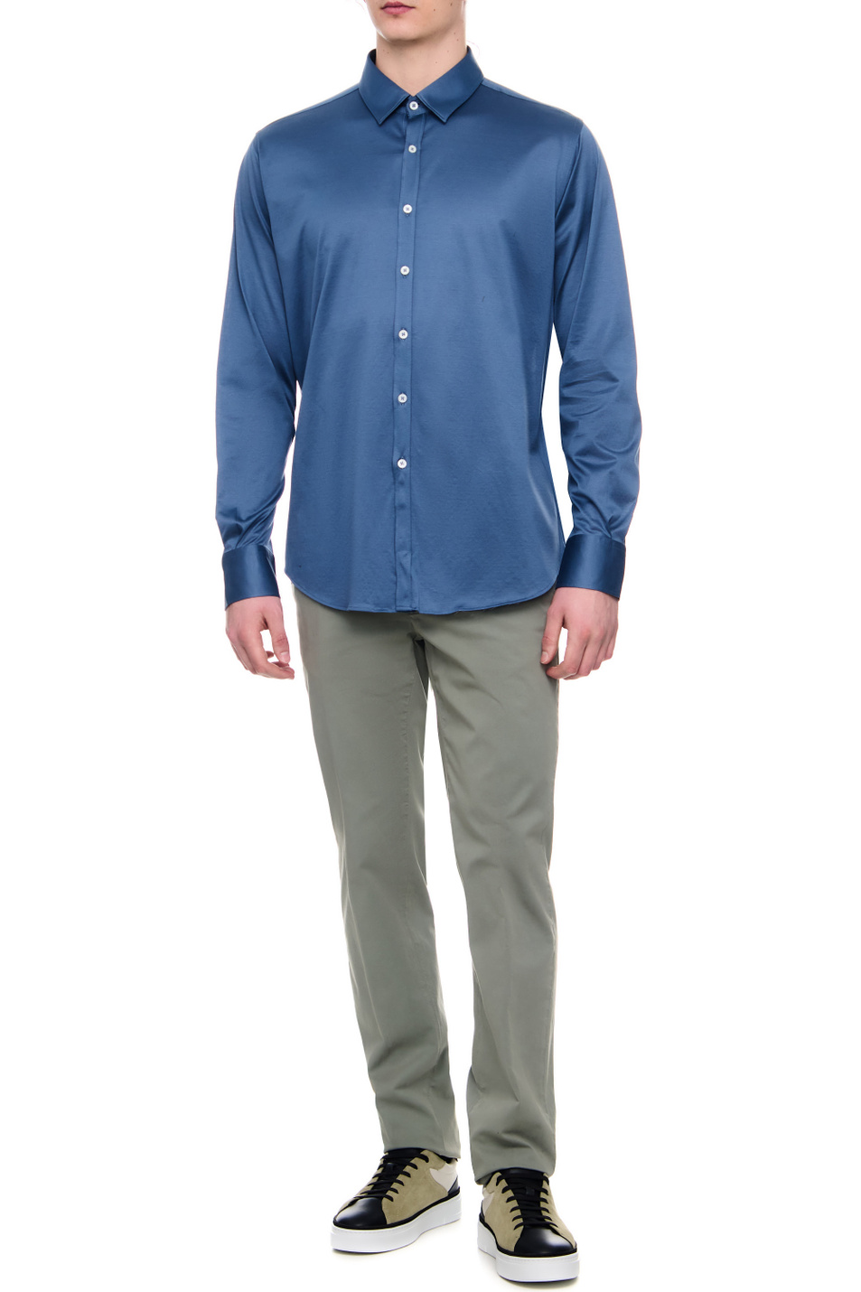 Мужской Canali Рубашка из натурального хлопка (цвет ), артикул L777GN02310 | Фото 2