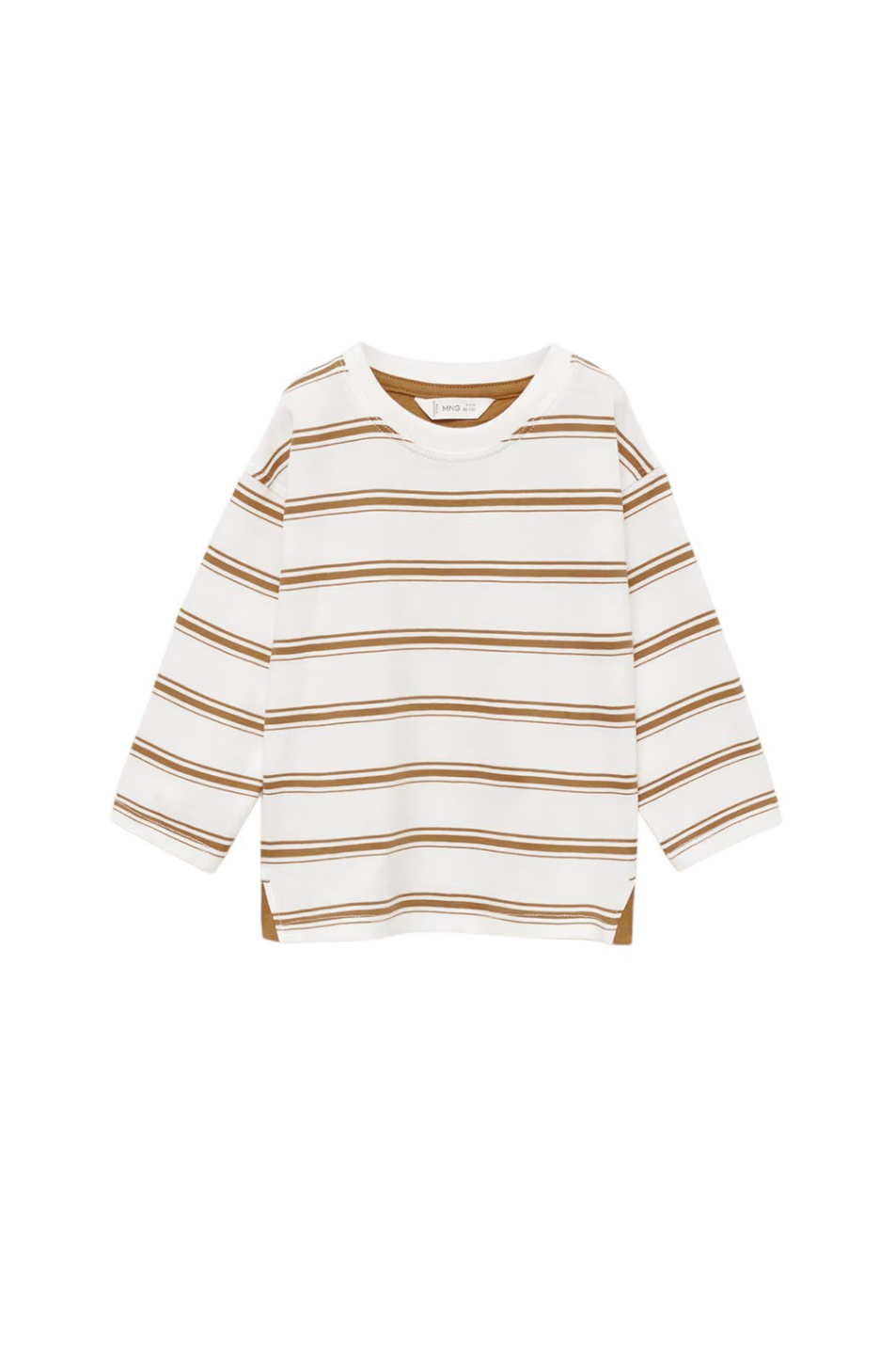 Мальчикам Mango Kids Лонгслив TRIPLE из хлопка (цвет ), артикул 87070629 | Фото 1