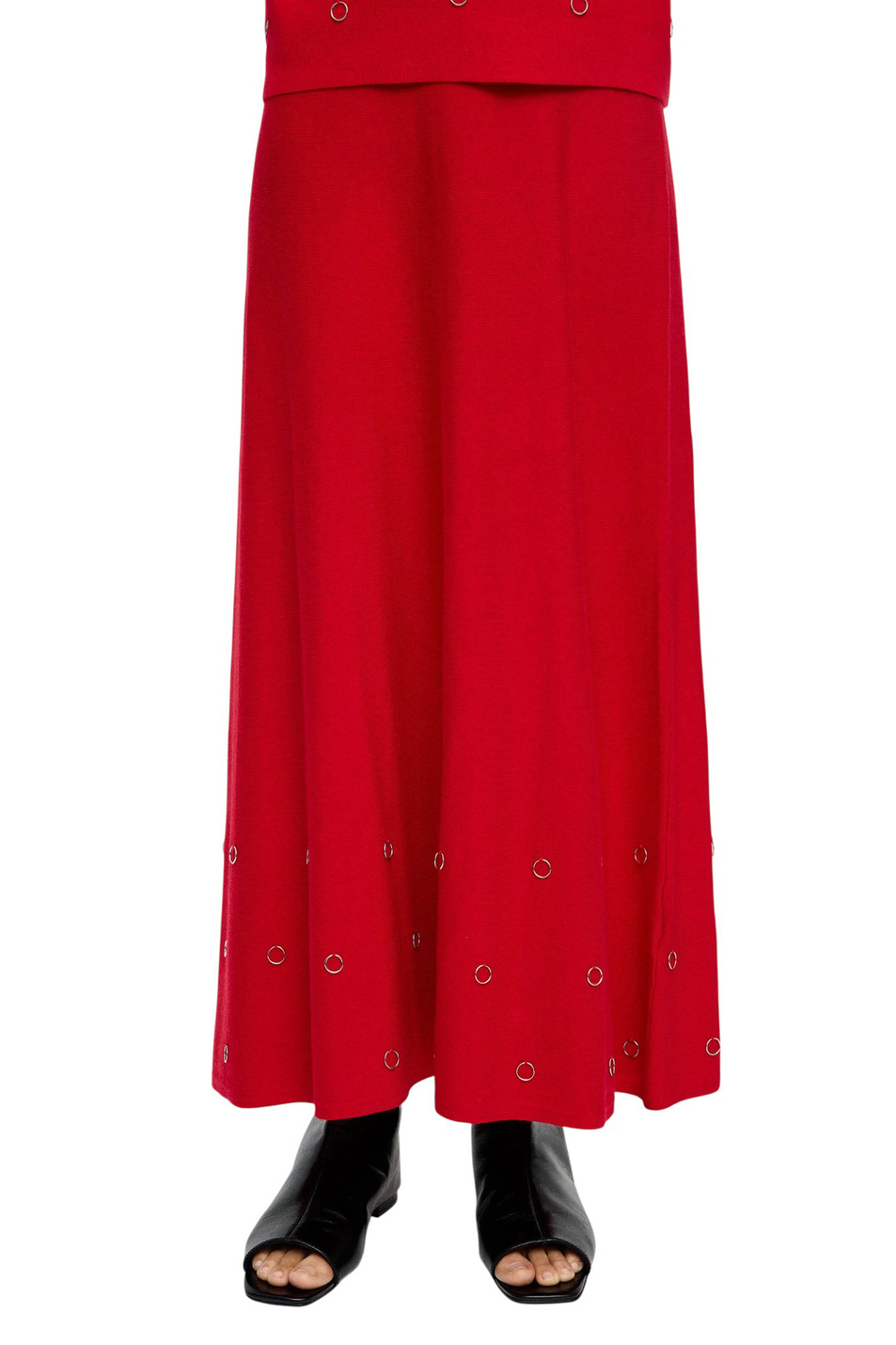 Женский Parfois Юбка трикотажная с люверсами (цвет ), артикул 242726 | Фото 3