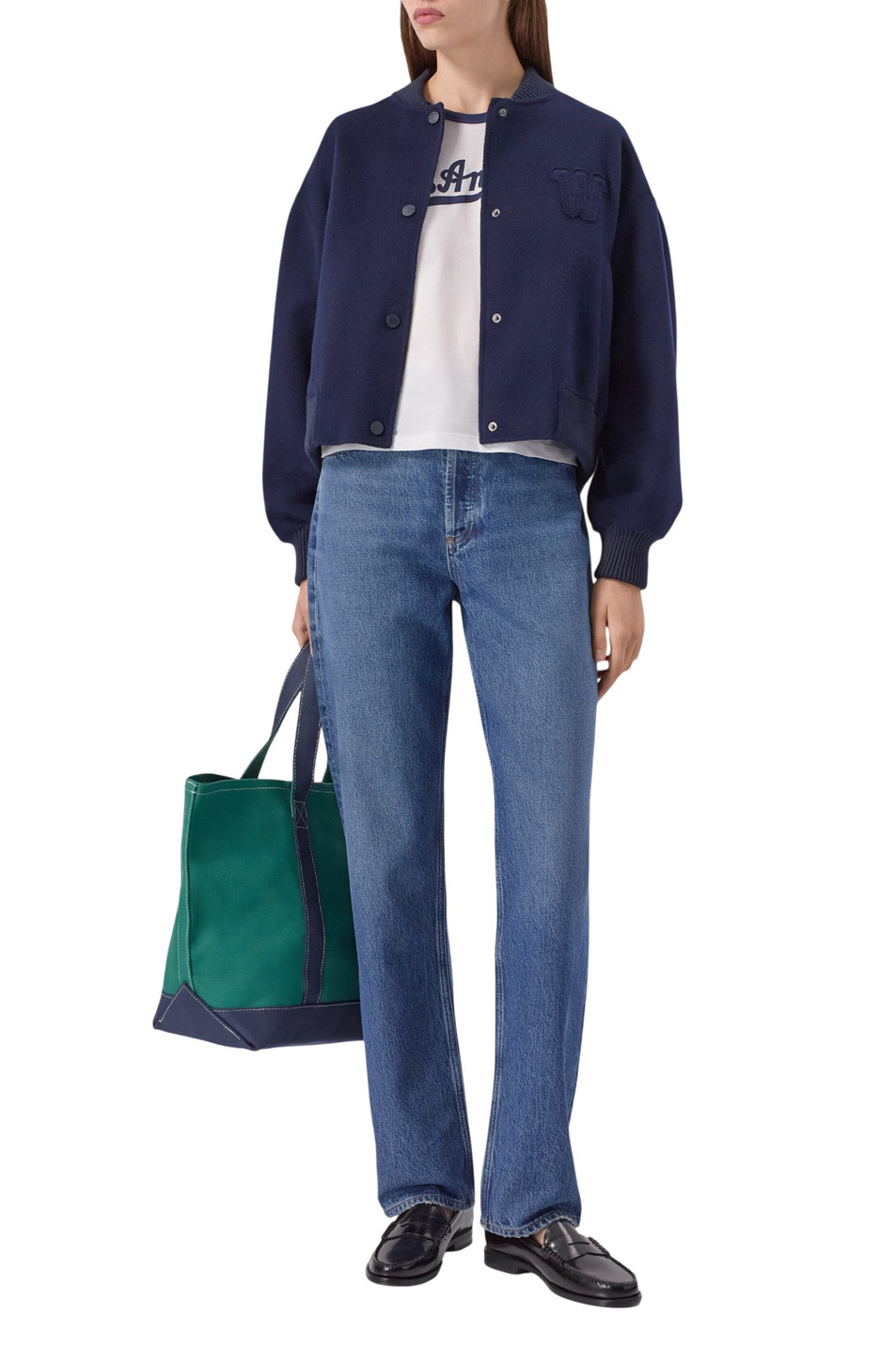 Женский Weekend Max Mara Бомбер ZELANTE из шерсти (цвет ), артикул 2525086011 | Фото 3