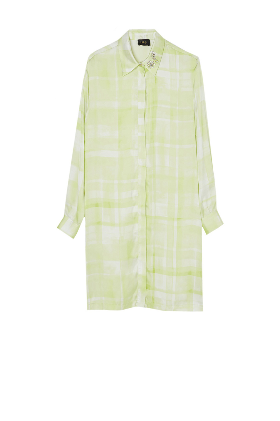 Liu Jo Платье-рубашка из экологически чистого атласа (цвет ), артикул CA2244TS004 | Фото 1