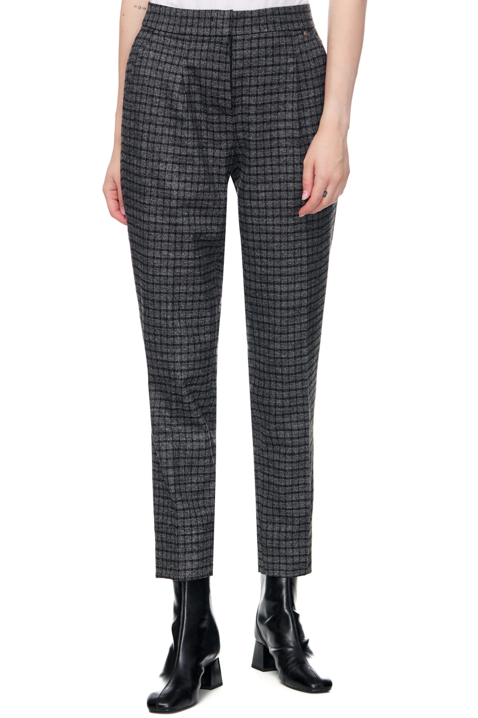 Женский Gerry Weber Брюки с высокой посадкой и принтом (цвет ), артикул 722030-66376-Citystyle | Фото 4