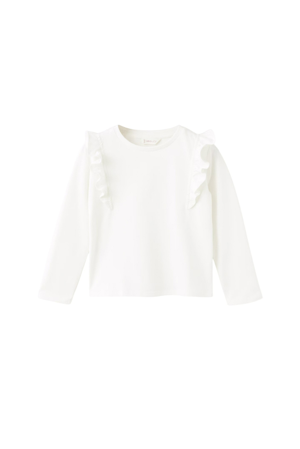 Девочкам Mango Kids Лонгслив ITALY с оборками (цвет ), артикул 27001340 | Фото 1