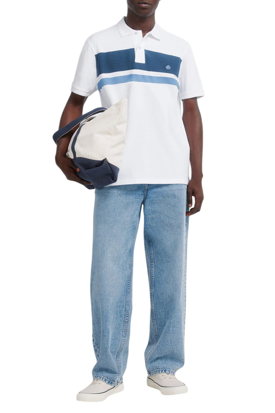 Мужской Springfield Поло из хлопка (цвет ), артикул 4403092 | Фото 2