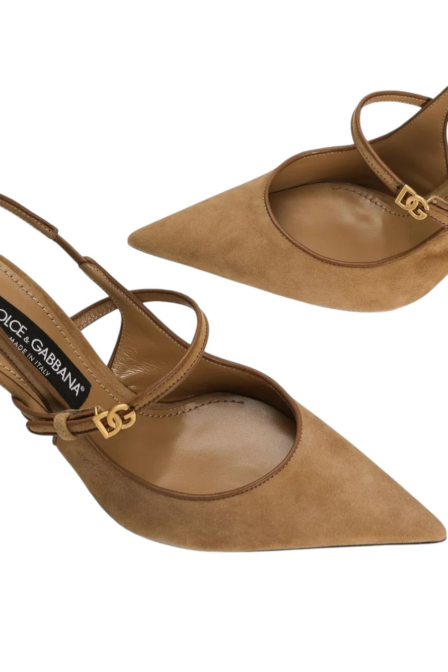 Женский Dolce & Gabbana Туфли CARDINALE  из натуральной замши (цвет ), артикул CG0974-AQ134 | Фото 4
