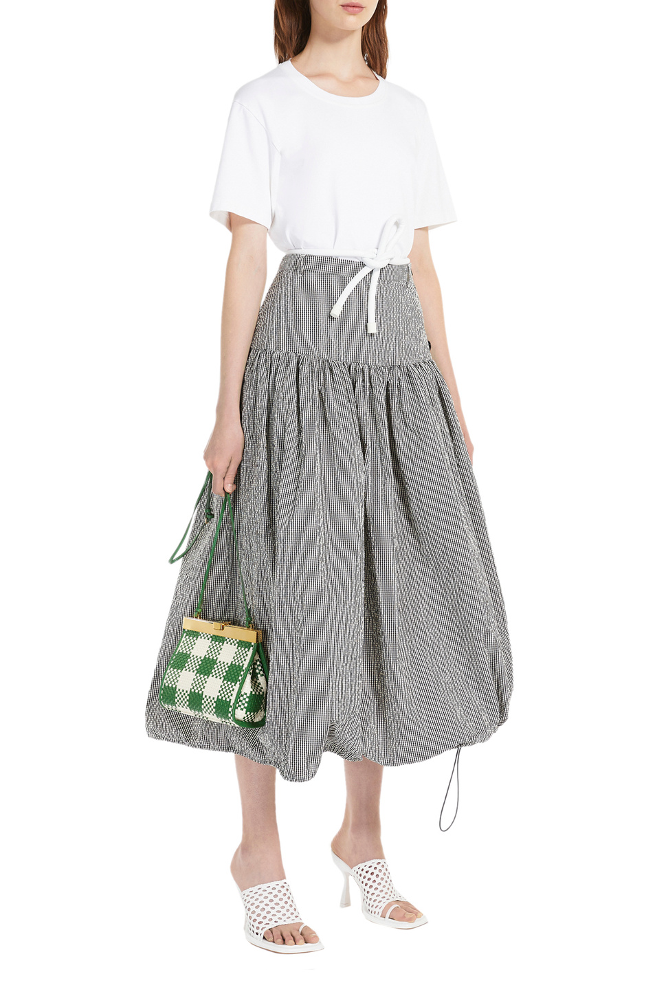 Женский Sportmax Клатч THOMAS из плетеной искусственной кожи (цвет ), артикул 25110125 | Фото 5