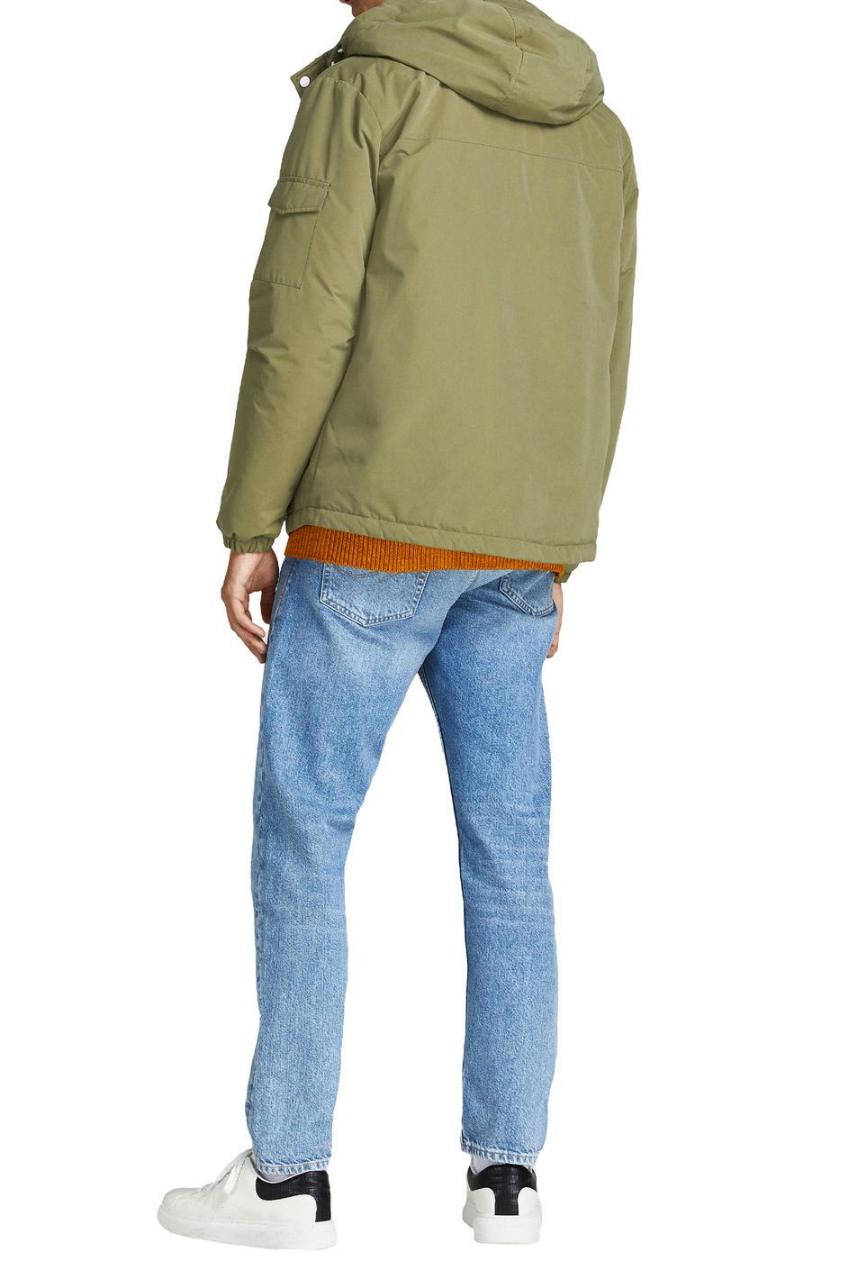 Jack & Jones Куртка на молнии с капюшоном на утяжке (цвет ), артикул 12192673 | Фото 4