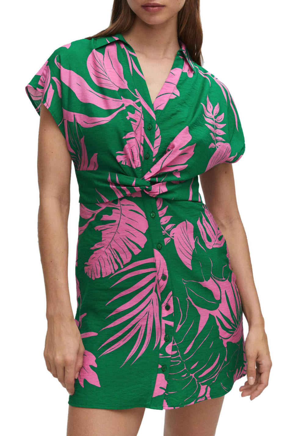 Женский Mango Платье-рубашка MILA с принтом (цвет ), артикул 57050249 | Фото 3