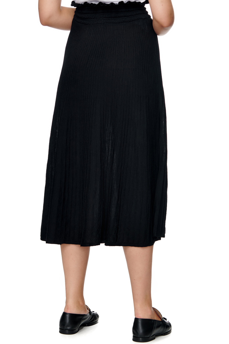 Moschino Однотонная юбка со сборками на поясе (цвет ), артикул A0180-6100 | Фото 6