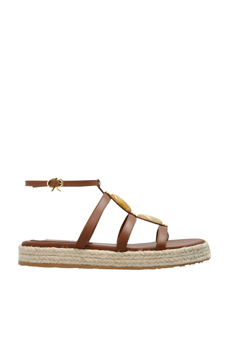 Женский Gianvito Rossi Сандалии из натуральной кожи (цвет ), артикул G32655.05GOM.CXJCUNT | Фото 1