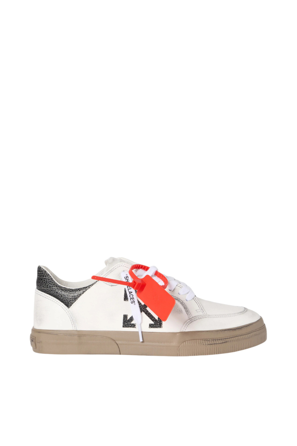 Мужской Off-White Кеды Vulcanized из натуральной кожи (цвет ), артикул OMIA293S26LEA0021110 | Фото 1